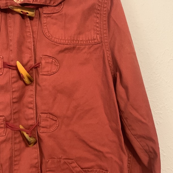 Mossimo Supply Co. Women's Size M Dusty Rose Pink Utility Hooded Jacket Toggles - Picture 2 of 12